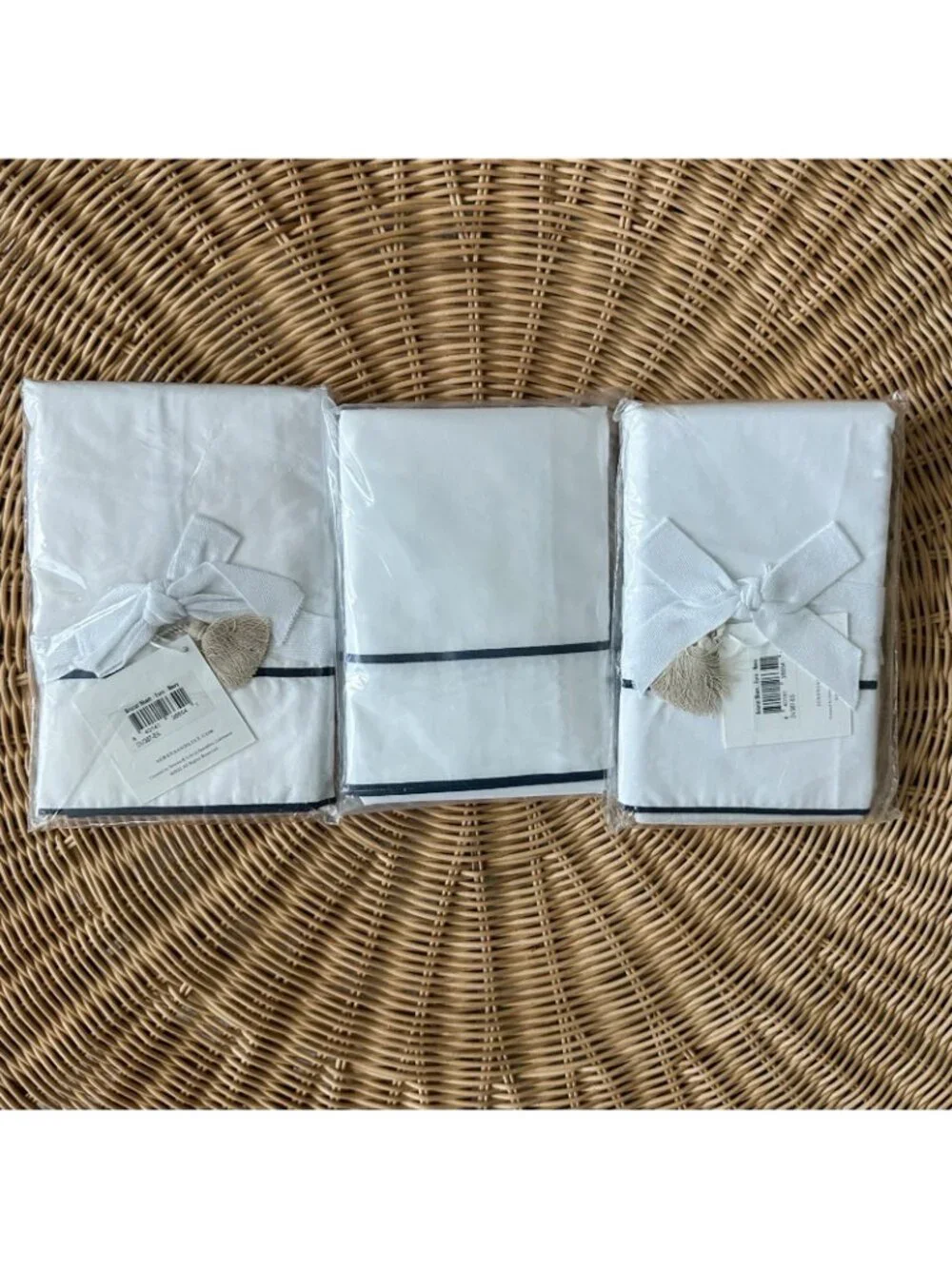 NEW Serena & Lily Bristol Percale Euro Pillow Sham-Navy Blue